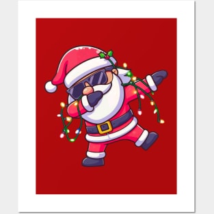 Dabbing Santa Posters and Art